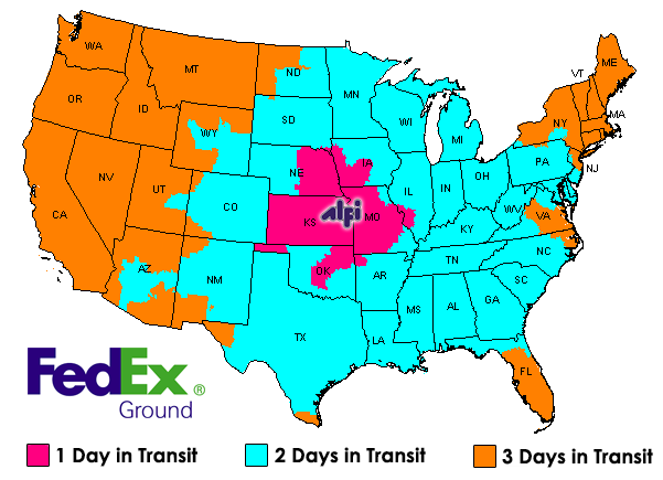 FedEx Transit Map