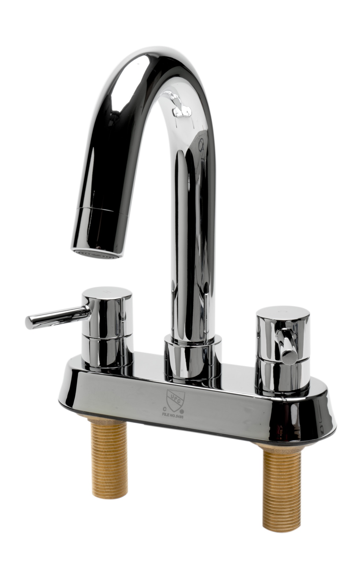 ALFI brand AB1400 Two-Handle 4 Inch Centerset Bathroom Faucet view 1