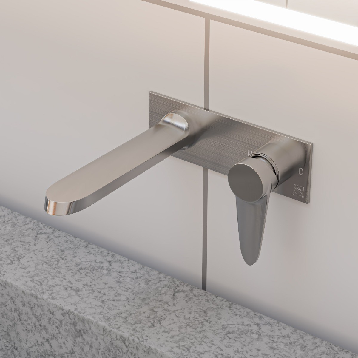 ALFI brand AB1772 Wall Mounted Modern Bathroom Faucet view 1