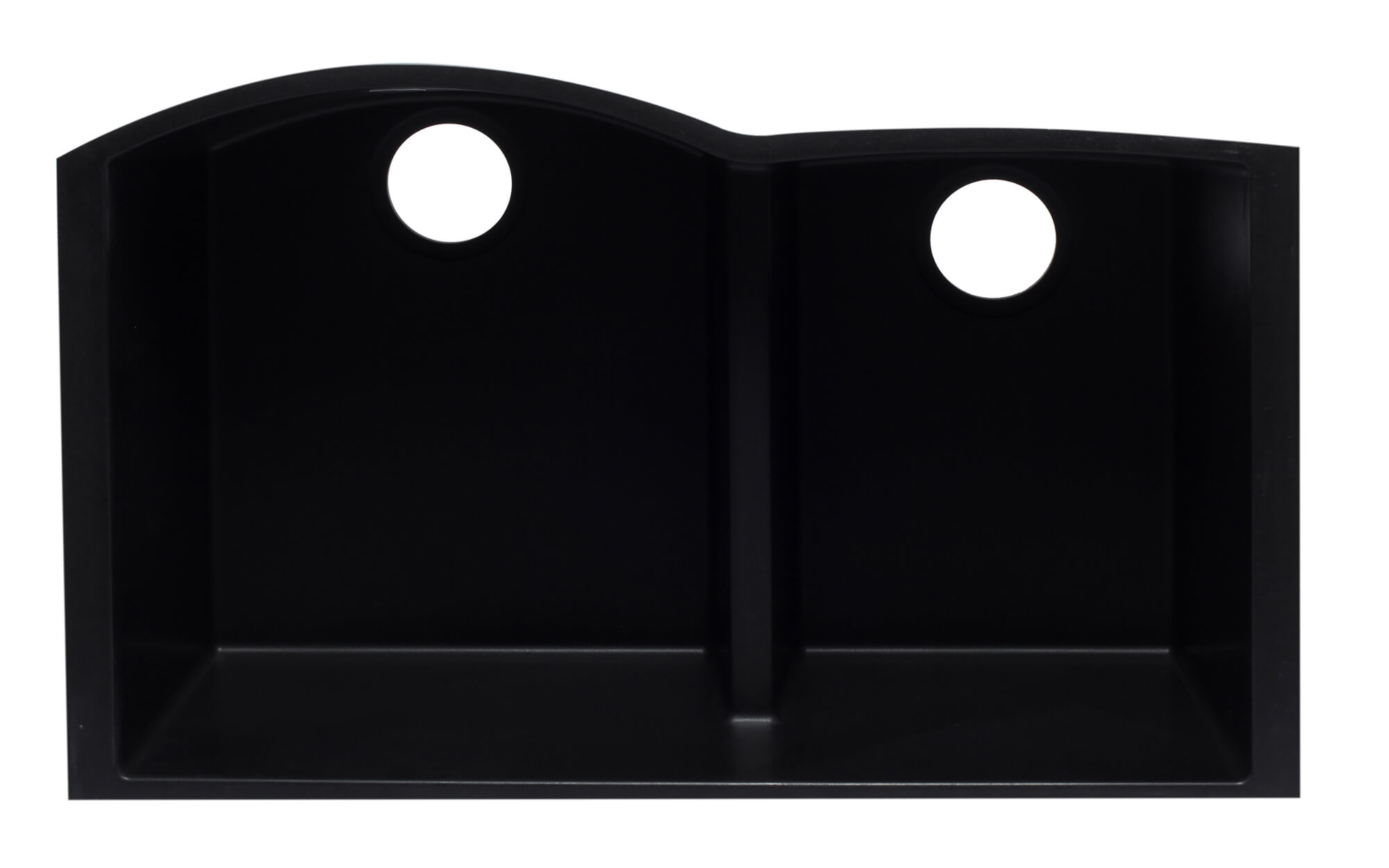 ALFI brand AB3320UM 33" Double Bowl Undermount Granite Composite Kitchen Sink view 1