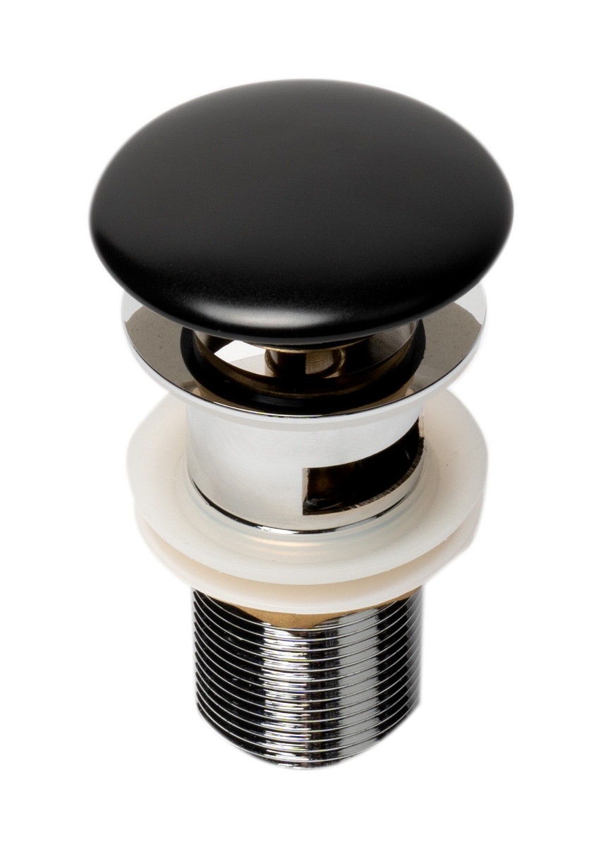 ALFI brand AB8056 Ceramic Mushroom Top Pop Up Drain for Sinks with Overflow view 1