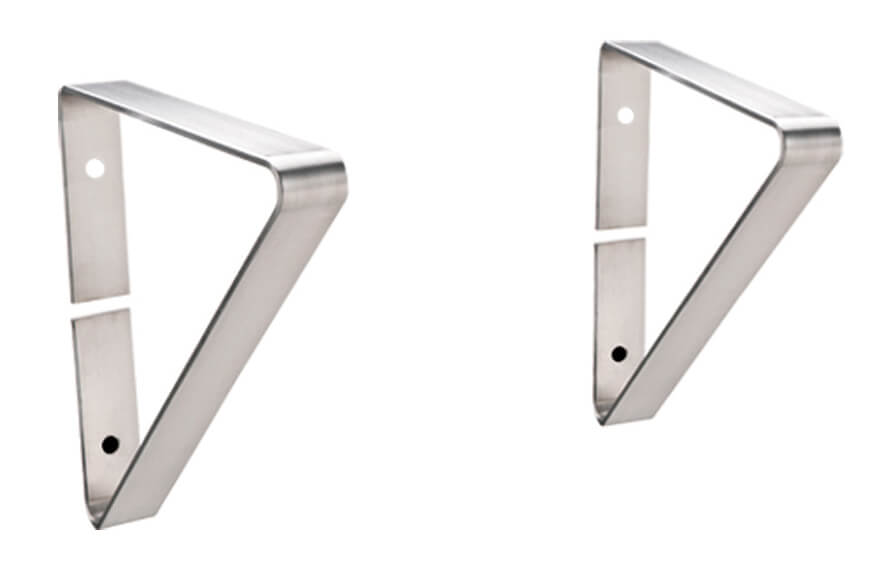 Whitehaus BRACKET4413 Stainless Steel Support Brackets for Sink WHNCMB4413 view 1