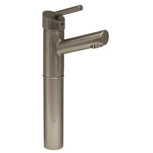 Whitehaus 3-3245-BN Centurion Single Hole Elevated Lavatory Faucet in Brushed Nickel