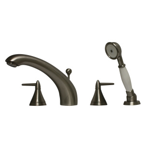 Whitehaus 614.413TF Vintage Blairhaus Tub Filler with Hand Held Shower Head