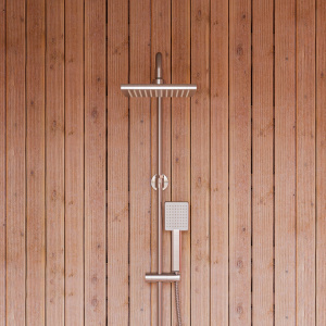 ALFI brand AB2862 Square Style Thermostatic Exposed Shower Set