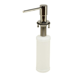 ALFI brand AB5006 Ultra Modern Round Solid Stainless Steel Soap Dispenser