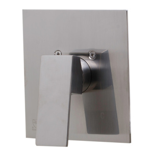 ALFI brand AB5501 Shower Valve with Lever Handle & Flange Polished/Brushed
