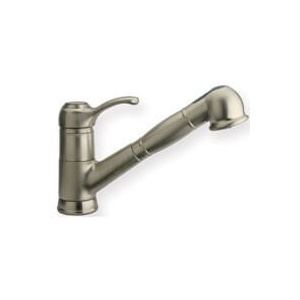 Whitehaus WH23564 Single Hole Lever Kitchen Faucet w Pull Out Spray Head Whitehaus WH23564 Single Hole Lever Kitchen Faucet w Pull Out Spray Head