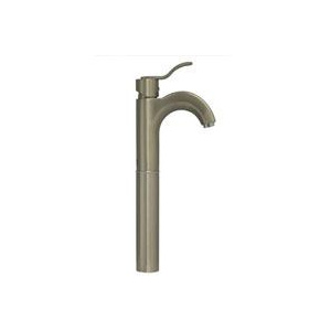 Whitehaus 3-04044 Single Hole Deck Mount Lever Modern Bathroom Faucet