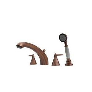 Whitehaus 614.453TF Blairhaus Deck Tub Filler with Hand Held Shower Head