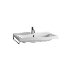 Whitehaus LUA10 Polished Chrome Straight Bathroom Sink Side Towel Bar