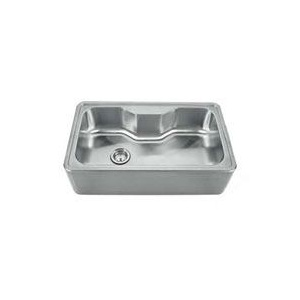 Whitehaus WHNAPA3016 Stainless Steel 30'' Single Bowl Apron Kitchen Sink