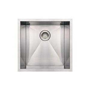 Whitehaus WHNCM1920 Stainless Steel 19'' Single Undermount Kitchen Sink