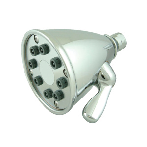 Whitehaus WH139 8 Hole Solid Brass Round Bathroom Rainfall Showerhead