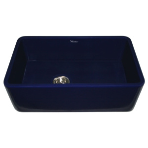 Whitehaus WH3018 Single Bowl Fireclay Farmhouse Apron Front  Kitchen Sink