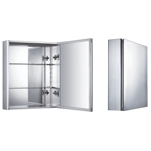 Whitehaus WHKAL Double Sided Mirrored Door Medicine Cabinet