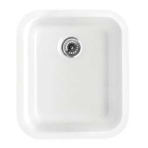 Whitehaus WHE1822 Rectangular Single Bowl Fireclay Sink Whitehaus WHE1822 Rectangular Single Bowl Fireclay Sink