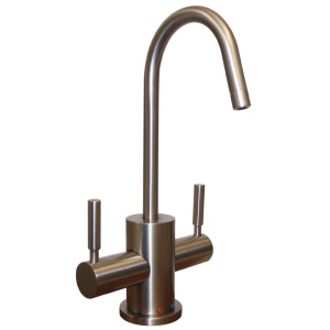 Whitehaus WHFH-HC1401 Brass Deck Mount Kitchen Hot+Cold Water Dispenser Whitehaus WHFH-HC1401 Brass Deck Mount Kitchen Hot+Cold Water Dispenser