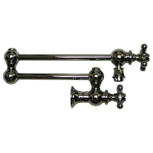 Whitehaus WHKPFCR3-9550 Wall Mount Cross Retractable Kitchen Pot Filler Whitehaus WHKPFCR3-9550 Wall Mount Cross Retractable Kitchen Pot Filler