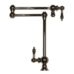 Whitehaus WHKPFDLV3-9555 Deck Mount Double Jointed Traditional Pot Filler Whitehaus WHKPFDLV3-9555 Deck Mount Double Jointed Traditional Pot Filler