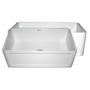 Whitehaus WHPLCON2719 Farmhaus Fireclay Reversible 27