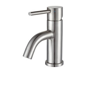 Whitehaus WHS0111-SB Waterhaus Single Handle Deck Mounted Standard Bathroom Faucet