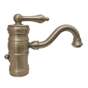 Whitehaus WHSL3-9722 Vintage III Single Hole Lavatory Faucet with Pop-up Waste