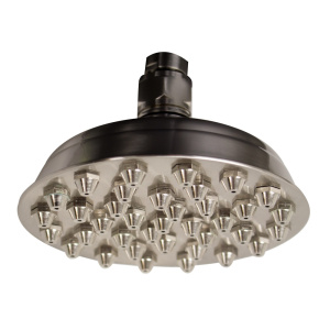 Whitehaus WHSM01-6 6'' Round Adjustable Bathroom Lavatory Rain Showerhead