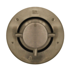 Whitehaus WHUS40078-BN Luxe round volume control with short lever handle