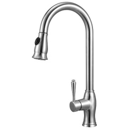 ALFI brand AB2043 Pull Down Kitchen Faucet In Polished Or Brushed Finish view 2