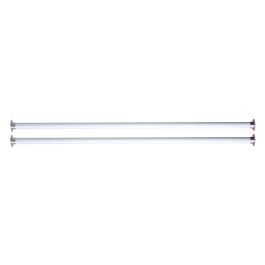 ALFI brand ABUMSB Undermount Farm Sink Installation Kit 36" White Rods view 2
