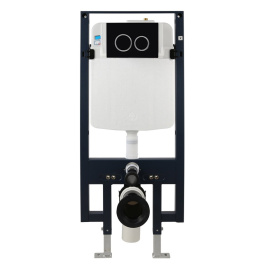 EAGO PWG380 Dual Flush Wall Mounted Toilet Tank Carrier for WD101, WD332, WD333 view 2
