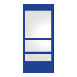 Whitehause WHE11 New Generation Rectangular Ecoloom Mirror With Laminated Colored Glass Border view 2