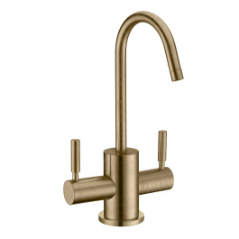 Whitehaus WHFH-HC1010-AB Gooseneck Point of Use Instant Hot/Cold Water Drinking Faucet view 2