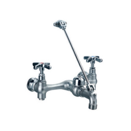 Whitehaus WHFSA980-C Wall Mount Service Sink Faucet with Support Bracket view 2