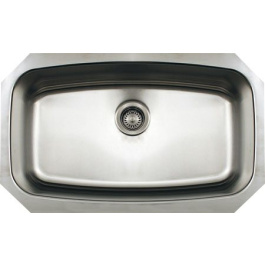 Whitehaus WHNCUS2917 Stainless Steel Single Bowl Undermount Kitchen Sink view 2