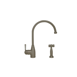 Whitehaus WHQNP-34682 Queenhaus Single Lever Faucet with Side Spray view 2