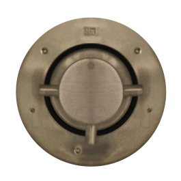 Whitehaus WHUS40078-BN Luxe round volume control with short lever handle view 2