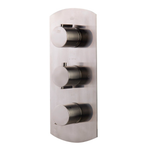 ALFI brand AB4101-BN Brushed Nickel Concealed 4-Way Thermostatic Mixer