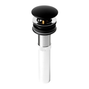 ALFI brand AB9055-BM Black Matte Pop Up Drain with Out Overflow
