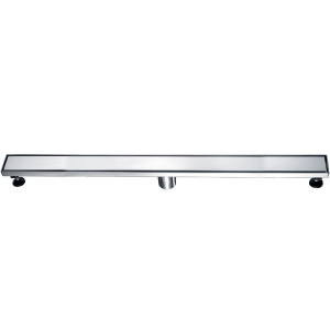 ALFI brand ABLD36B-BSS 36" Modern Stainless Linear Shower Drain w/ Solid Cover
