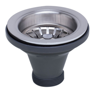 ALFI brand ABST35-BSS 3 1/2" Brushed Stainless Steel Basket Strainer Drain