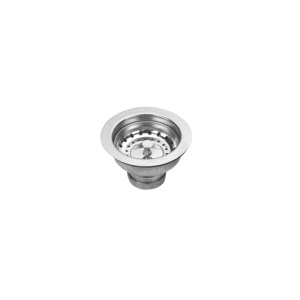 Whitehaus NRNW35B Stainless Steel Kitchen Basket Strainer Lift Stopper
