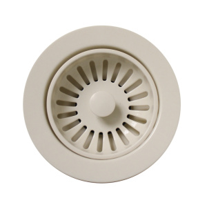 Biscuit Whitehaus RNW50 3.5'' Kitchen Fireclay Sink Plastic Basket Strainer