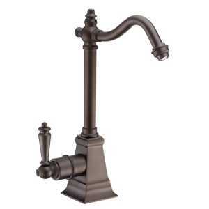 Whitehaus WHFH-H2011-ORB Oil Rubbed Bronze Instant Hot Water Faucet with Self Closing Handle