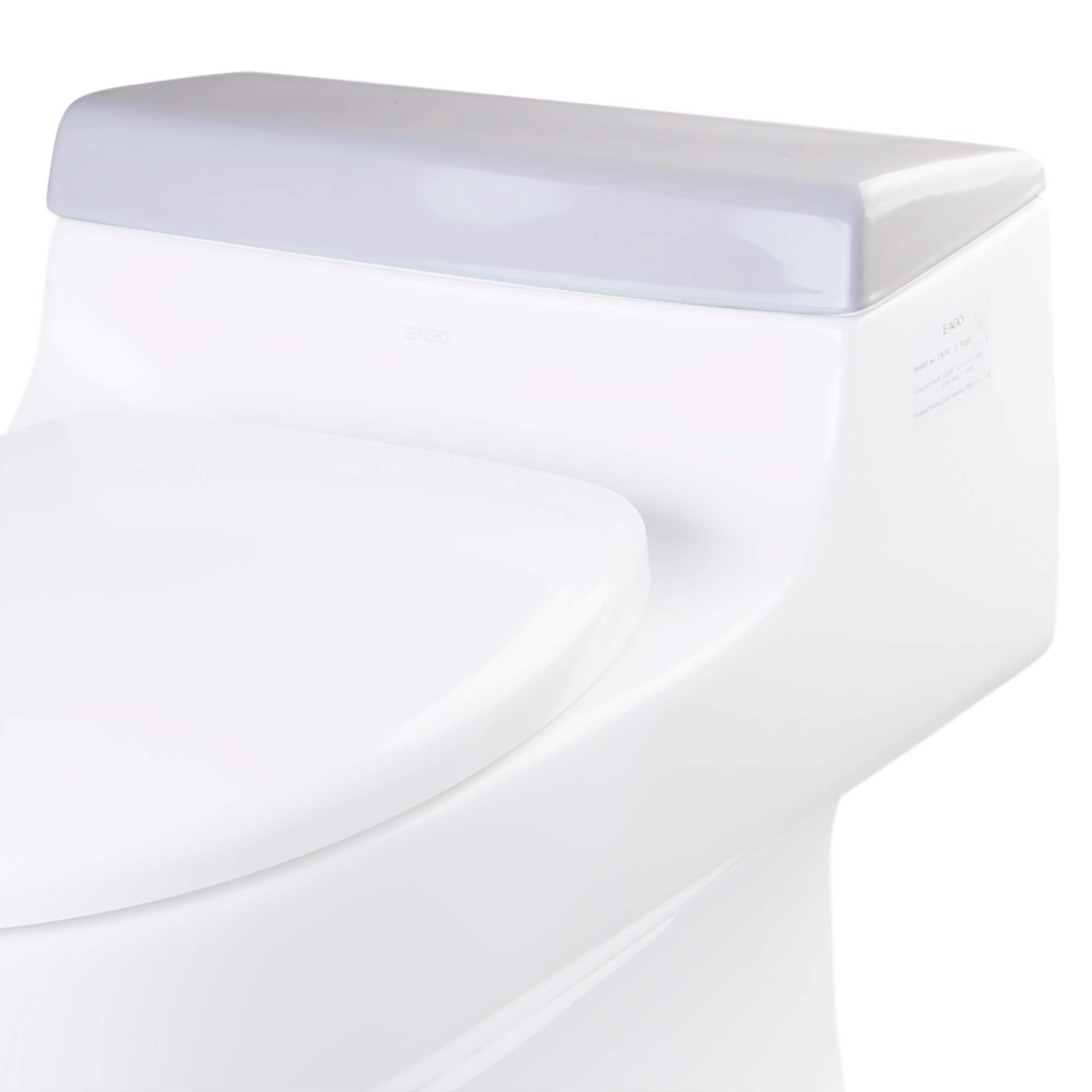 EAGO R-352LID Replacement Ceramic Toilet Lid for TB352 view 4