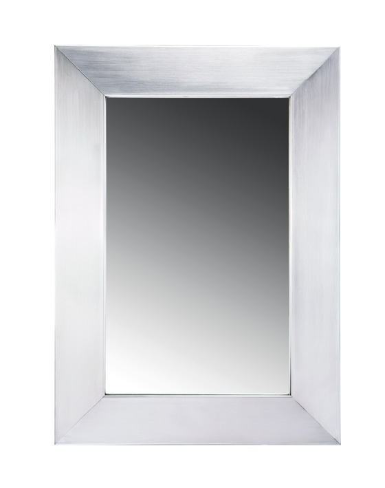 Whitehaus WH2215GSS 15" Noah Stainless Steel Framed Mirror view 4