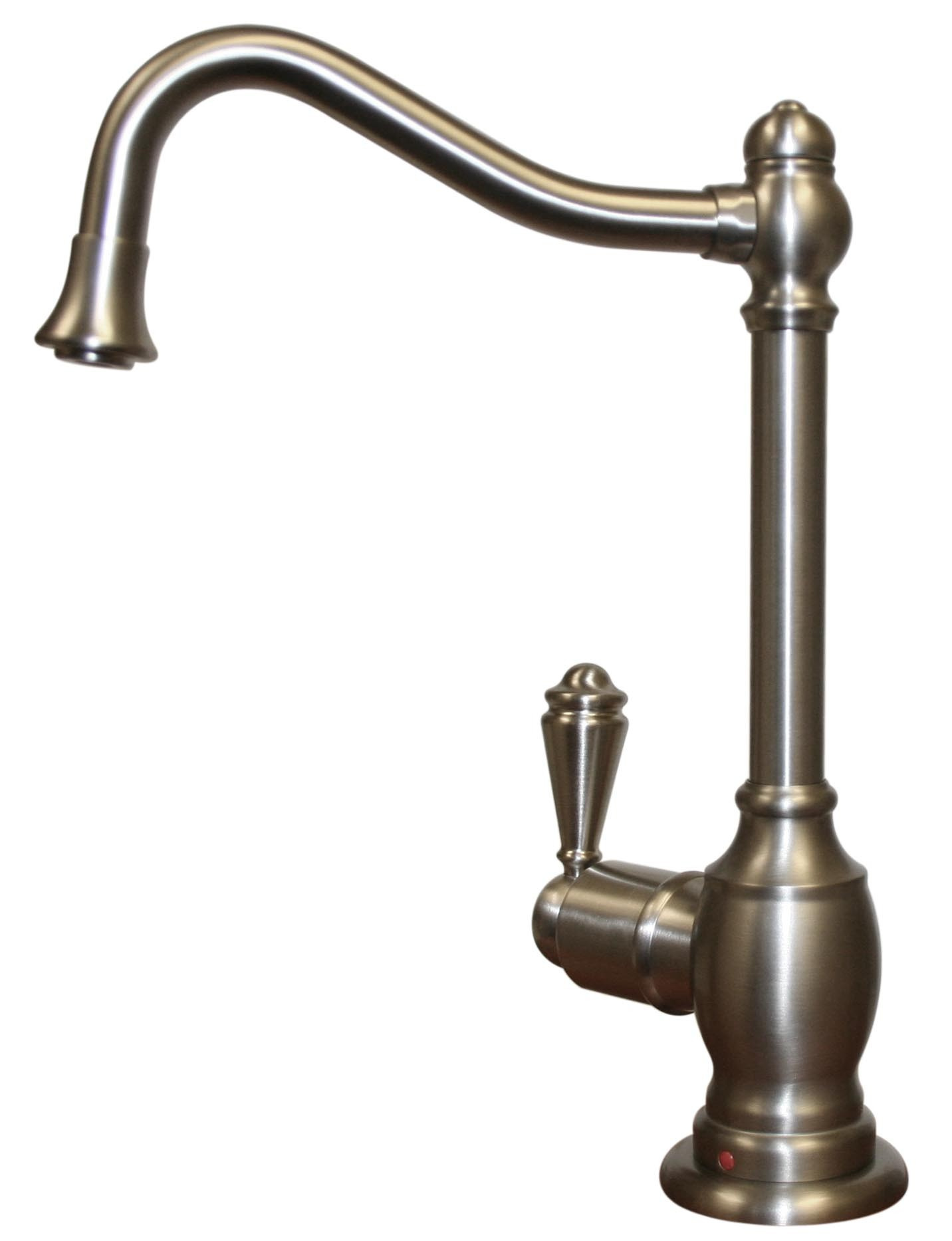 Whitehaus WHFH-H3130 Brass Deck Mount Curved Instant Hot Water Dispenser view 4
