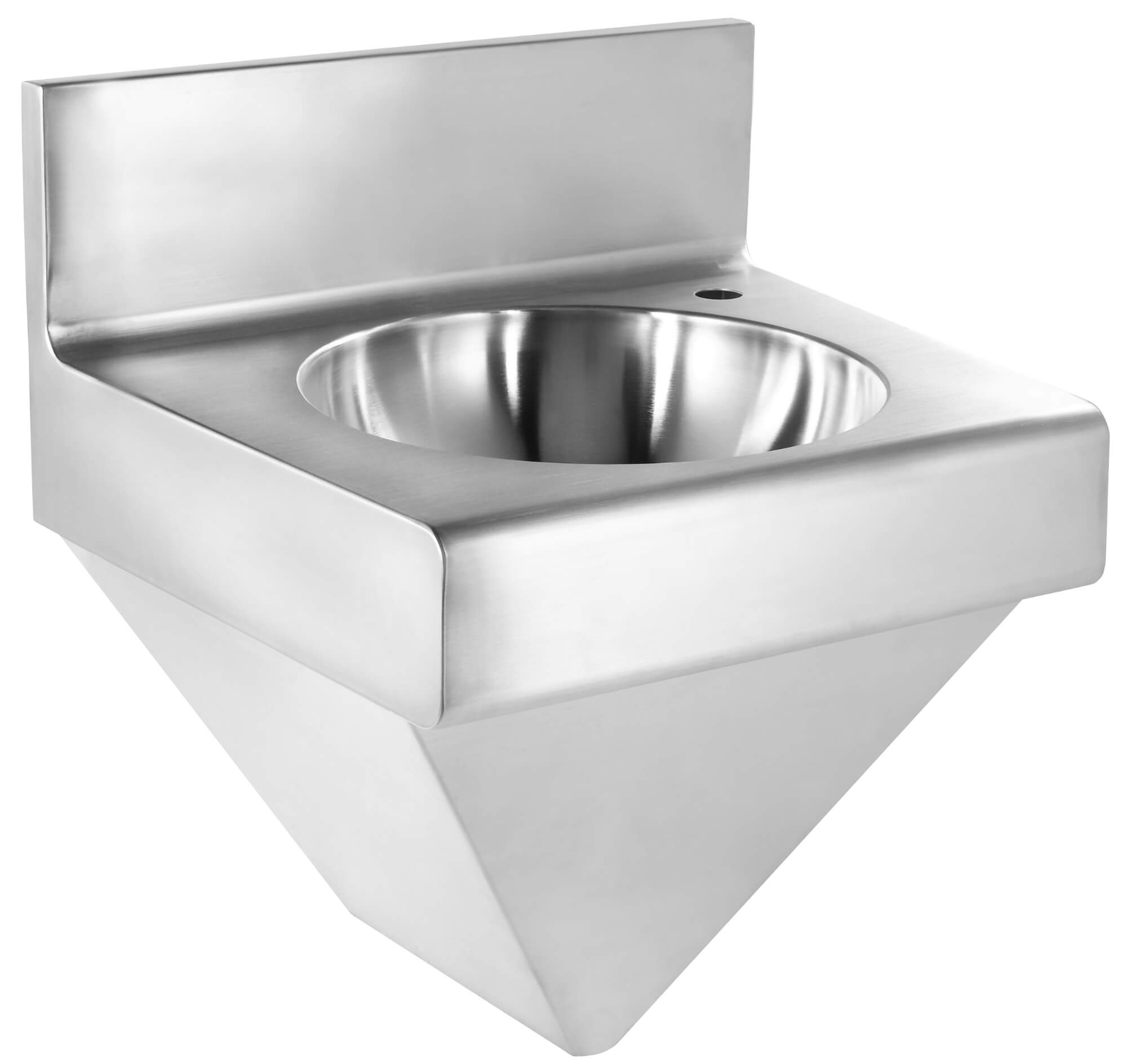 Whitehaus WHNCB1815 Stainless Steel Noah'S Commerical Wall Mounted Commerical Wash Basin view 4