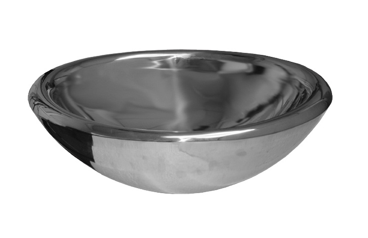 Whitehaus WHNVE217 Stainless Steel Noah'S Double Layer Above Mount Vessel Basin view 4